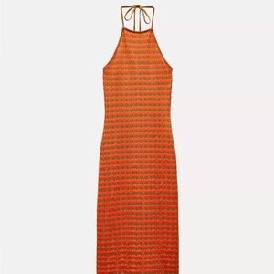 Zara maxi halter dress